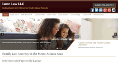 Desktop Screenshot of lunnlaw.com